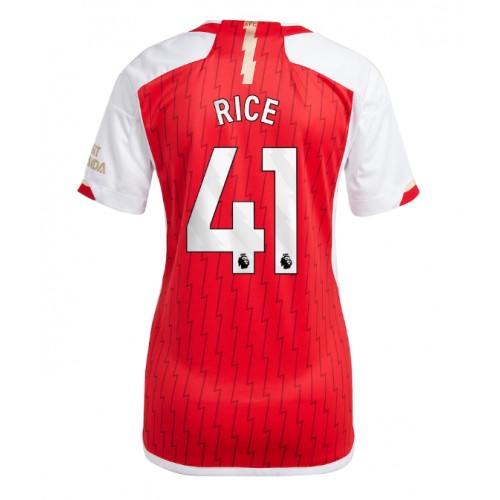 Ženski Nogometni dresi Arsenal Declan Rice #41 Domači 2023-24 Kratek Rokav